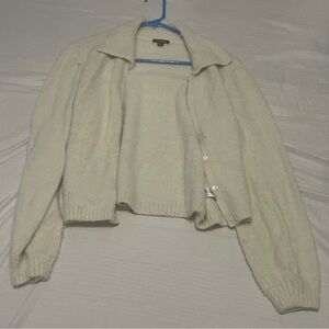 Wild Fable Cream Cardigan Sweater